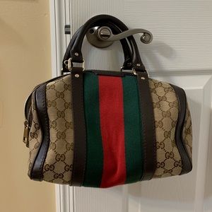 Authentic Gucci Small Boston Bag